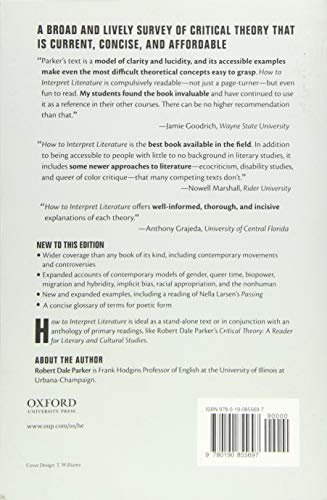 How To Interpret Literature: Critical Theory For Literary And Cultural Studies #TOP8