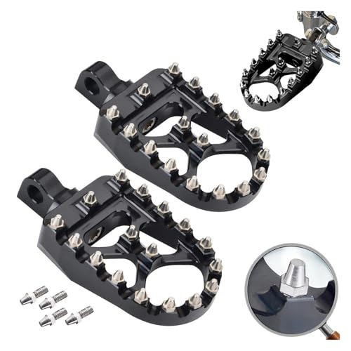Cale pied moto MX large rotatif 360 pour Bobber Custom