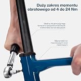15-częściowy zestaw kluczy dynamometrycznych i kluczy nasadowych 1/4" o średnicy 4-24 Nm do roweru, motocykla itp. | klucz dynamometryczny mały | Tim Torque Pro zestaw narzędzi by BIKE BROZ | 70005