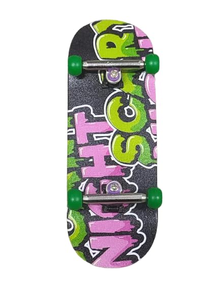 LEEFAI Pro Fingerboard Complete 34mmx96mm Maple Wood 5 Layers Wood UV Printing Deck with Professional Trucks and CNC Bearing Street Wheels