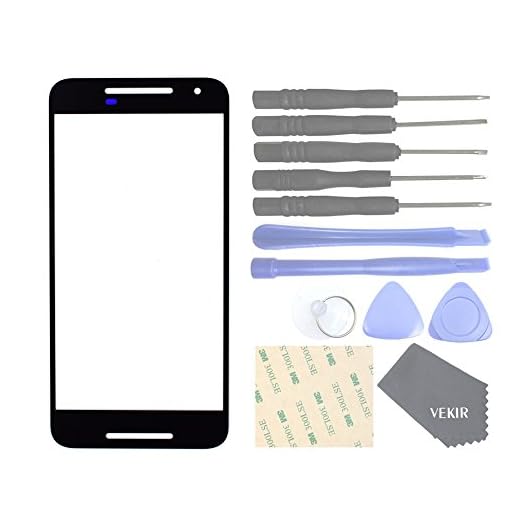 VEKIR glas reparationsskärm för LG Nexus 5X