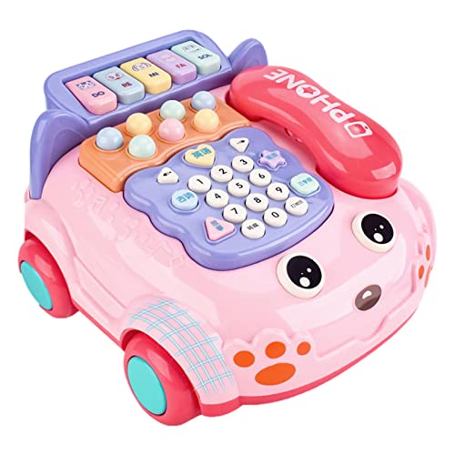 Telefone de Brinquedo Infantil - Bonito e Divertido Pretend Play Phone for Kids | Fácil de usar, que