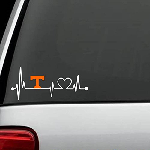K1026 Tennessee Heartbeat Lifeline Volunteers UT Vols Football Sticker