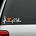 K1026 Tennessee Heartbeat Lifeline Volunteers UT Vols Football Sticker