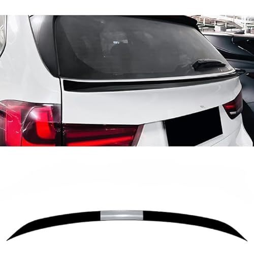 FJINQIANG Car Spoiler Rear for BMW X5 F15 2014-2018, Sedan Rear Trunk Boot Lip Wing Spoiler, Rear Wing Spoiler Trim Cover,Glossy Black