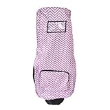Freebily Golf Regen- und Flugtransport-Schutzhaube – Allround-Schutz für Golftaschen bei Fluggepäckversand Rosa 115×35×19cm