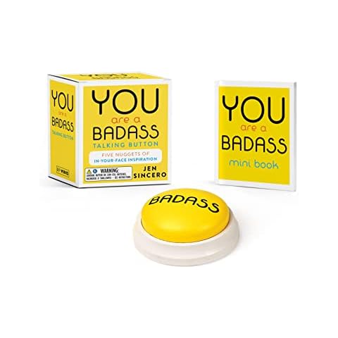 You Are a Badass® Talking Button: Five Nuggets of In-Your-Face Inspiration (RP Minis) Cover