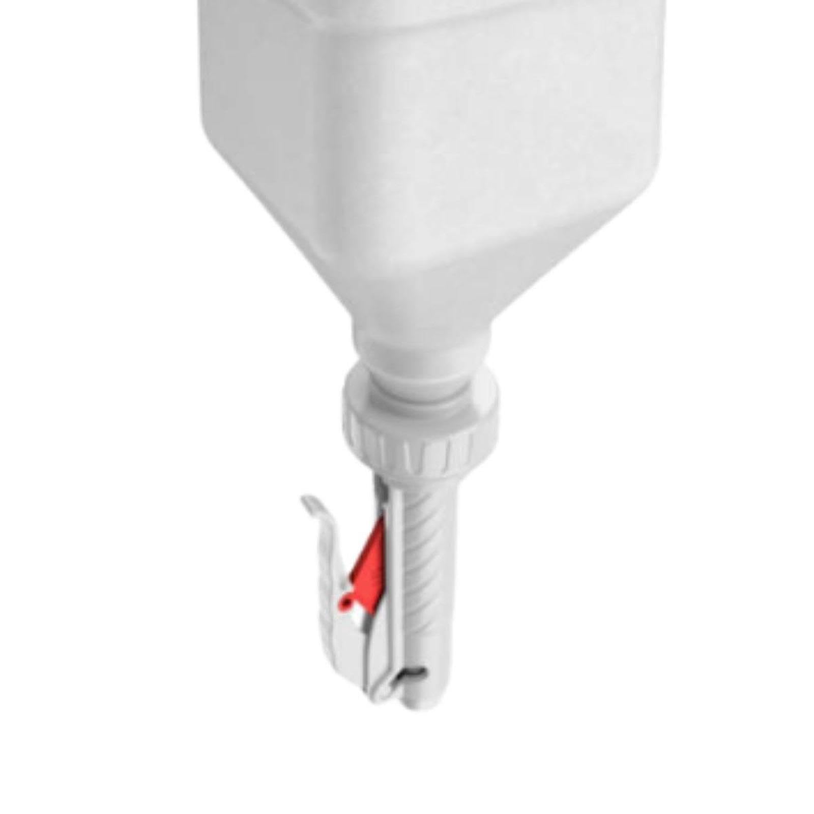 Dispensador de ketchup de 5,5 L para restaurantes, botella dispensadora de salsa blanca, grado comercial, diseño de fácil bombeo, ideal para comida rápida, barbacoa y catering