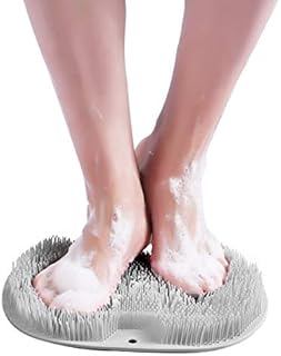Foot Massager Scrubber Cleaner Improves Foot Circulation Reduces Foot Pain - Soothes Tired Achy feet - Non-Slip with Suction Cups