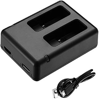 Powerextra Dual Battery Charger with Micro USB Cable for GoPro HERO8 Black GoPro