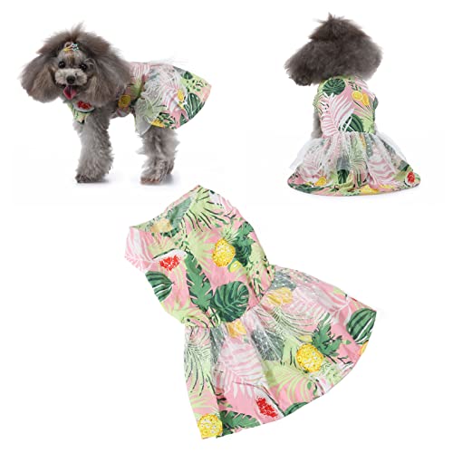 Vestido de princesa para cachorrinho, confortável, respirável, elástico, fácil de usar, lindo vestid