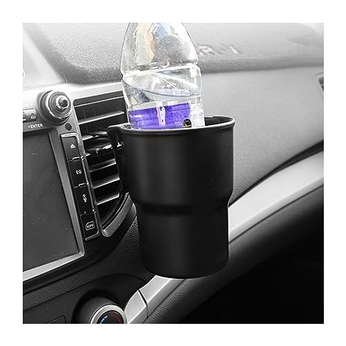 Aicel Car Cup Holder, 2 Pcs Drink Holder With Air Vent Clips, Auto Seat Back Mount Bottle Tray With Hook, Vehicle Side Door Center Armrest Plastic Container For Soda Cans, Car Accessories (Black) #TOP24