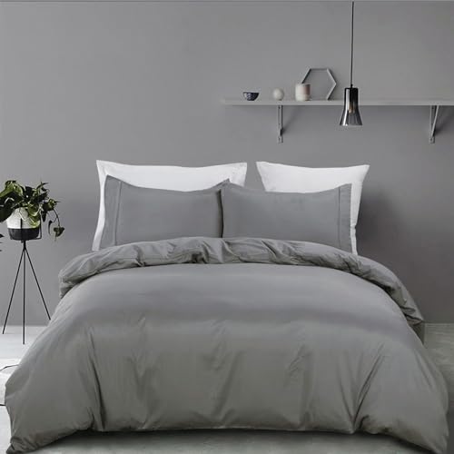 bed gray duvet cover