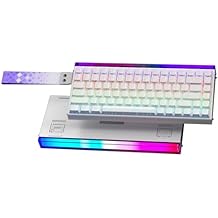 Aula Hero 84 HE - 75% Mechanical Gaming Keyboard, Hall Effect Magnetic Switches Keyboard, 8000Hz Polling Rate, RGB Neon Light Box, Hot-Swappable Side-Printed PBT Keycaps, Gamer Keyboards for PC/Mac