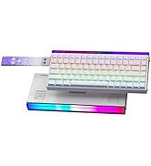 【値下げ】HERO84HE メカニカルキーボード ホワイト/パープル Amazon.com: Aula Hero 84 HE - 75% Mechanical Gaming Keyboard, Hall