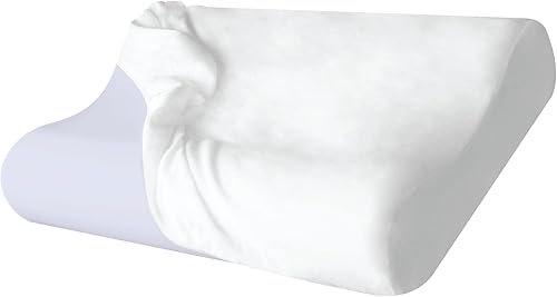 Miniatura 9 de ZG Home Funda de almohada hipoalergénica de alta calidad para personas que duermen de espalda y de lado, almohadas ortopédicas de contorno (24 x 15