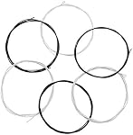 Classical Guitar Strings 3 full sets with Black Nylon for E-1st B-2nd G-3rd and Nylon Core Silver-Plated Copper Wound for D-4th A-5th E-6th