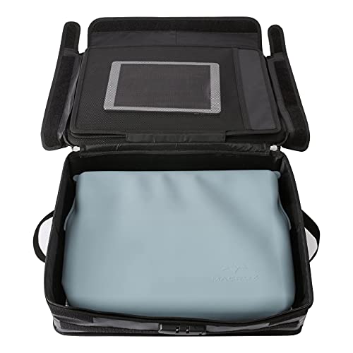 Flypal Fireproof Document Box With Lock, U.s Patented Fully Enclosed Flap Design, Fireproof Document Organizer Bag With Dividers For Laptop, Files, Money, Valuables, 17.5 X 13 X 5” #TOP7