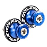 LFDTO 2 Stück Passend for KAWASAKI ZH2 Z H2 Zh2 2019-2022 Motorradzubehör M8 Schwingenspulenschieberständerschrauben(Blue)