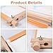 Small Beech Wood Tapestry Embroidery Frames, Scroll Stitching Holder for Cross Stitch, Needlepoint, Quilting & Sewing Projects
