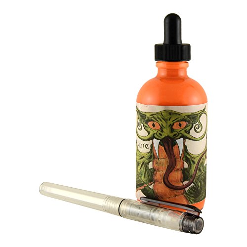 Noodlers ink 4.5 Ounce Dragon Catfish Orange