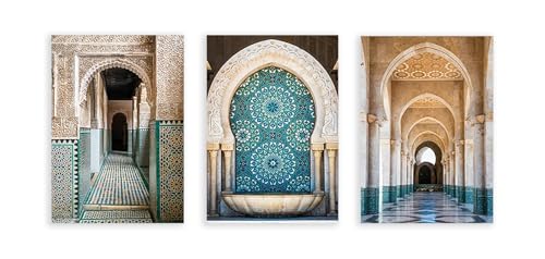 Affiche porte marocaine sans cadre pour personnaliser facilement vos murs blancs