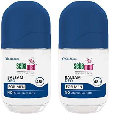SebamedDeo Roll-On Balsam for Men, 50 ml (Pack of 2)