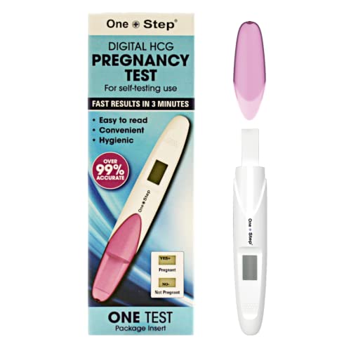 One Step Test de Embarazo Digital Early Detección Ultra temprana - Resultado precoz - Hasta 6 días antes - Precisión superior al 99%