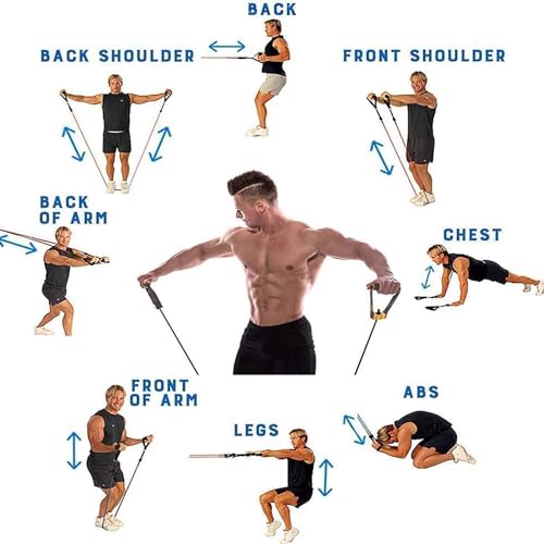 Oddish; Way To Fitness Tummy Trimmer Double Spring With Resistance Band Combo Pack For Men & Women - Ab Exercise Equipement, Abdominal Workout For Home & Gym Use - Stomach, Abs, Belly Exercise 8 41PyK90Q83L