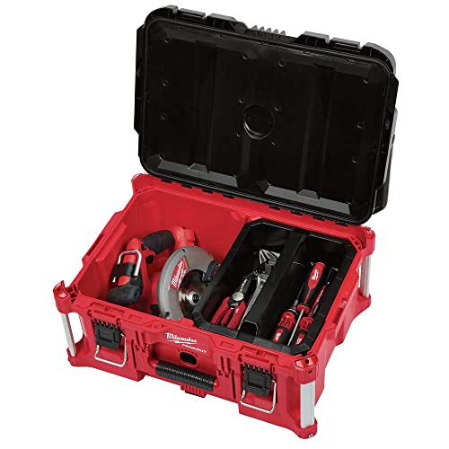 Milwaukee Electric Tool 48-22-8425 Pack Out, Large Tool Box, Red #TOP4