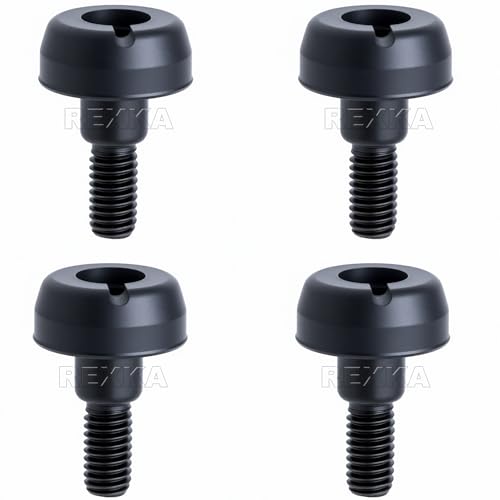 Rexka 4pcs Bumper Cover Radiator Grille Protector Screw Hood Stop Buffer 53119-20120 for Toyota Camry 2007-2011 RAV4 2006-2007 Venza 2009-2011