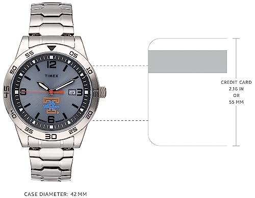 Image of Timex Tribute Men's Citation 42mm Quartz Watch with Stainless Steel Strap