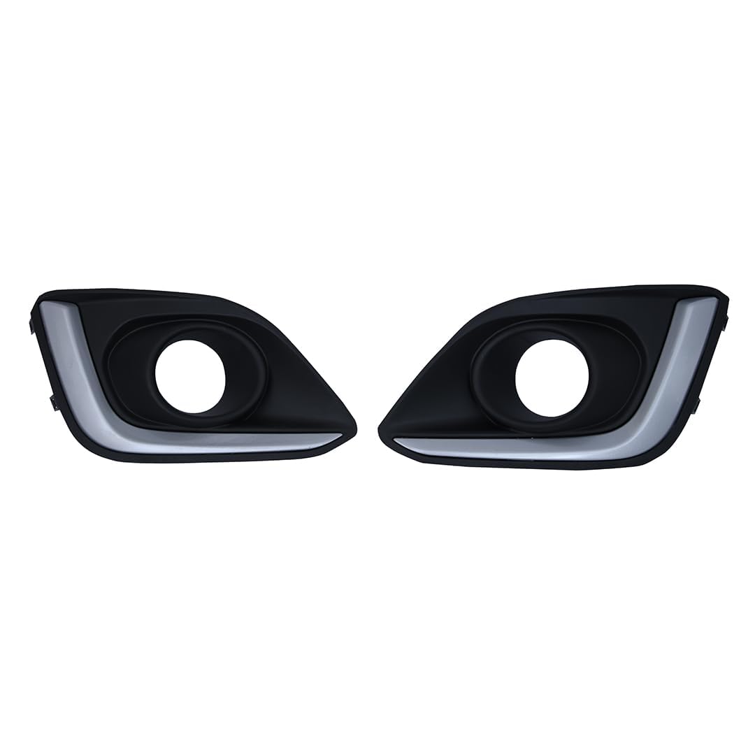 Auto-Ex Fog Lamp Bezel/Cover Compatible/Replacement for Maruti Swift Type 4 (October 2014 to November 2017) (Silver Finish) - Set of 2-image-16