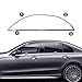 Stainless Steel Window Trim Chrome Delete for Benz W205 C300 Sedan 2015-2021 Black Window Trim Blackout Kit