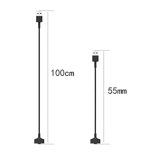 Miniatura 3 de Kissmart Cargador para Fitbit Ionic, cable de carga USB de repuesto para Fitbit Ionic [2 unidades, 3.3 pies]