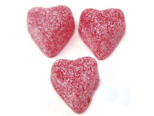 YANKEETRADERS Sanded Sour Cherry Jelly Hearts 2 LB miniatura 1