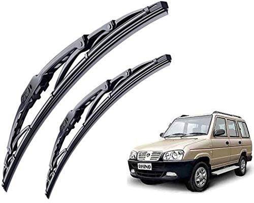 Image of WolkomHome High Performance OE Car Wiper Blade Replacement set of 2 Pc Right 16 inch Left 16 inch for ICML Rhino