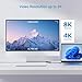 Cable Matters [Designed for Microsoft Surface] USB C to HDMI 2.1 Adapter, Supports 4K@240hz, 8K@60hz, HDR, Compatible with Surface Pro, Surface Laptop, Surface Book with USB-C or Thunderbolt 4 Port