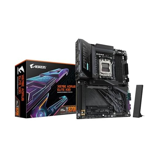 GIGABYTE X870E AORUS Elite X3D AMD AM5 LGA 1718 ATX Motherboard