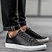 Thursday Boot Company Premier Low Top Men's Lace-up Sneakers, Black, 10.5
