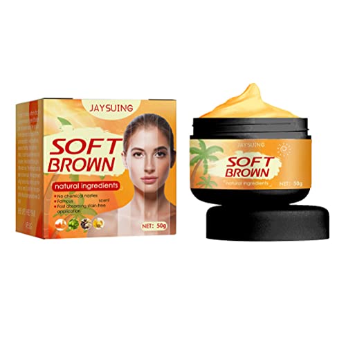 Gonetre Crema Autobronceadora 50g Maquillaje para Piernas Loción Bronceadora Loción Bronceadora Sin Sol para Una Piel Bronceadora Más Oscura Autobronceadores Corporales Durante 4-7 días Cover