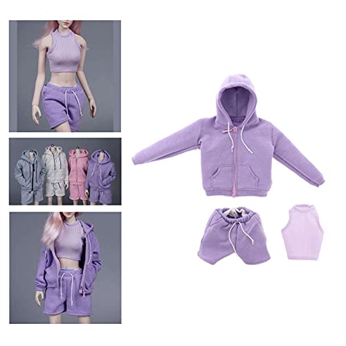 DYNWAVE 1: 6ª Moda Sportswear Set Hoodie Tops & Shorts Activewear para 12 Polegadas HT ação Cy Girl