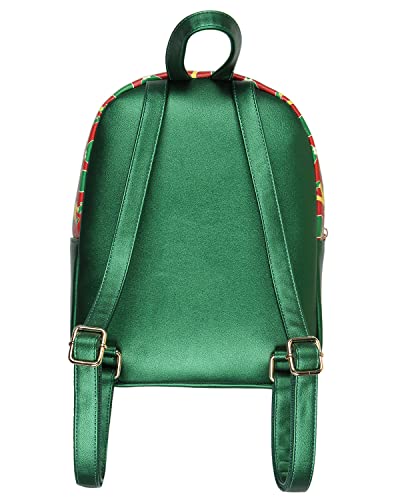 Elf The Movie Buddy Omg! Santa! I Know Him Allover Pattern Faux Leather Mini Backpack #TOP4
