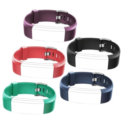 Bracelet ID115Plus HR montre connectée silicone rechange réglable 5pcs multicolore de remplacement