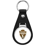 PRS Vinyl Arrowhead Shaped Arches National Park (rv Hiking Camping) Black Leather Keychain Silver Keyring