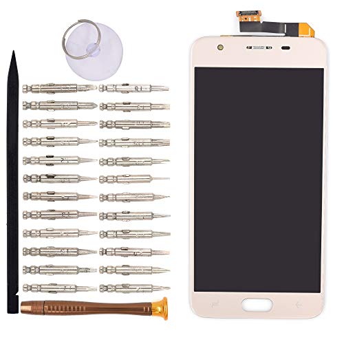 Image of LCD Screen Display with Digitizer Touch Panel Without Bezel Frame for Samsung Galaxy J3 2018 J337 J3 Star Amp Prime 3(Golden)