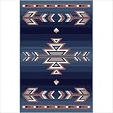 Home Dynamix Premium Native American Southwestern Area Rug Blue, 2' X 3