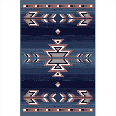 Southwestern Area Rug, Home Dynamix Premium 2'x3' Country Blue