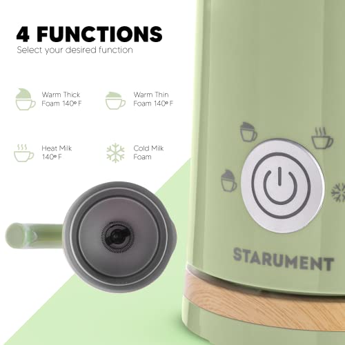 image for Starument Electric Milk Frother and Steamer - Automatic Milk Foamer & 