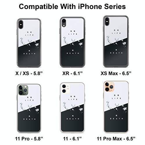Life Or Death Phone Case Compatible With Iphone 14 13 Pro Max Mini 12 11 X Xs Xr 8 7 6 6S Plus Galaxy Note S9 S10 S20 S21 Ultra Plus Transparent #TOP2